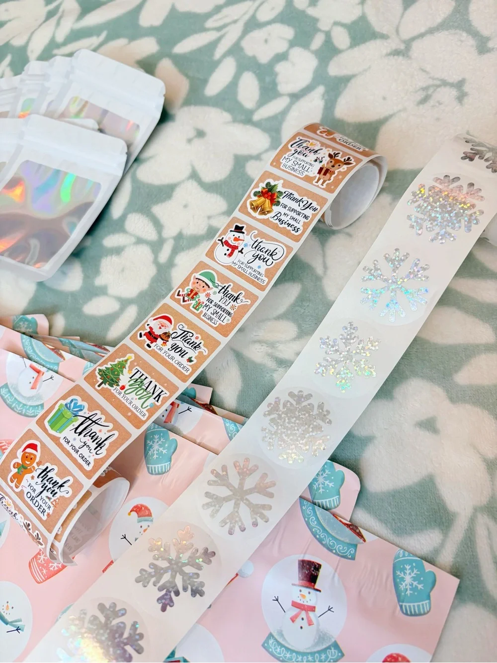 95 Piece Snowman Shipping Supply Bundle ☃️💕